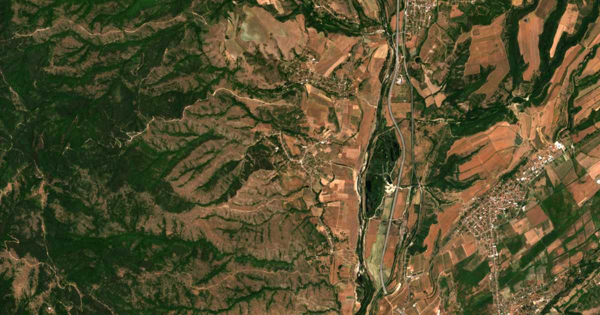 Mapa por satélite de Buranovo