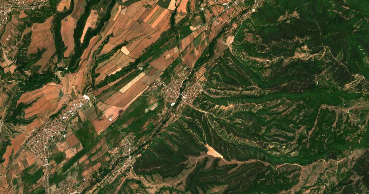 Mapa por satélite de Stob