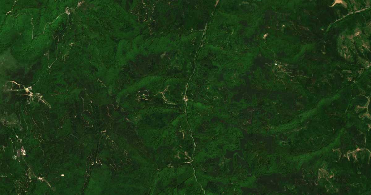 Mapa por satélite de Novo selo