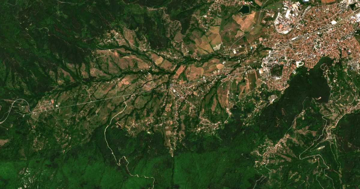 Mapa por satélite de Žilenci