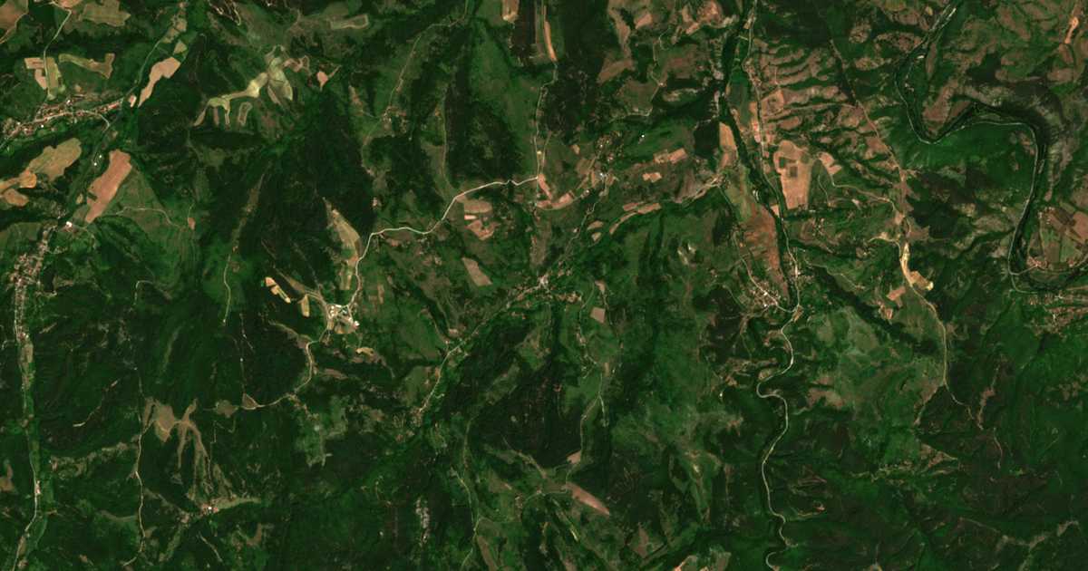 Mapa por satélite de Eremija