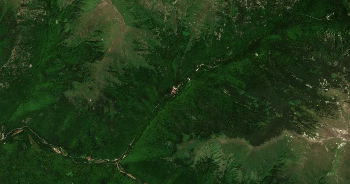 Mapa por satélite de Rilski manastir