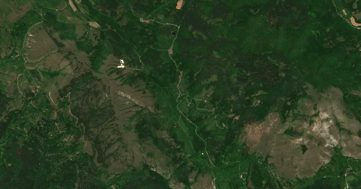 Mapa por satélite de Gorni Koriten