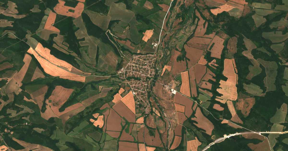 Mapa por satélite de Dermanci
