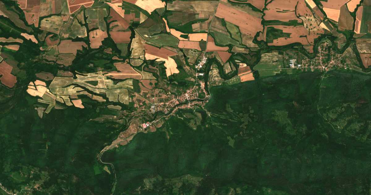Mapa por satélite de Debnevo