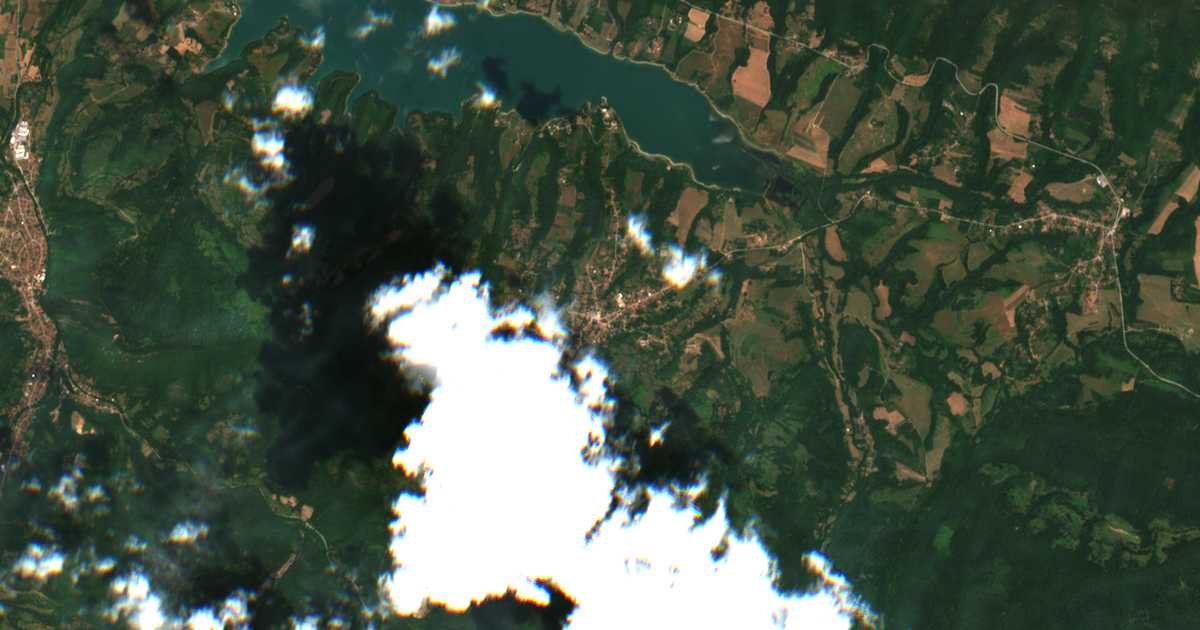 Mapa por satélite de Goljama Željazna