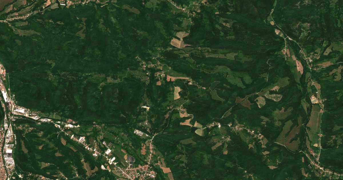 Mapa por satélite de Patreško