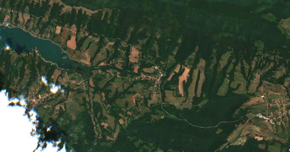 Mapa por satélite de Staro Selo