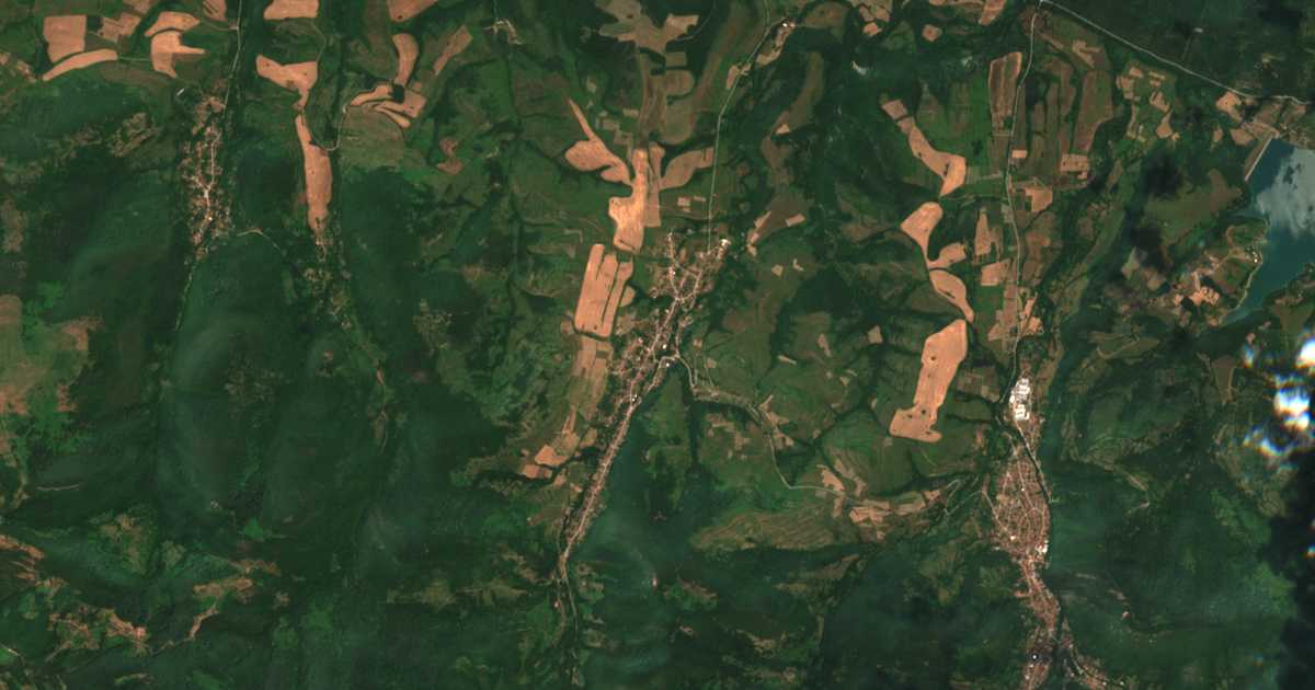 Mapa por satélite de Kirčevo