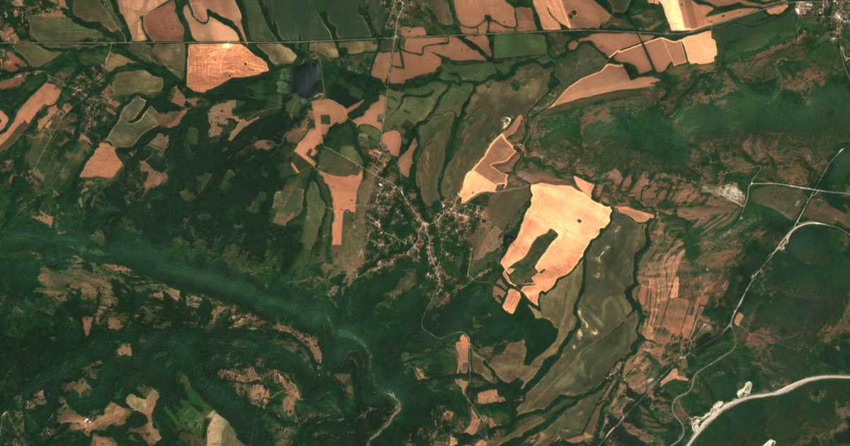 Mapa por satélite de Dobrevci