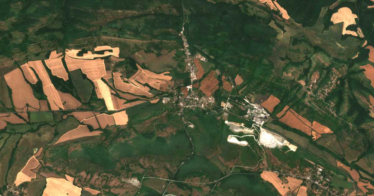 Mapa por satélite de Zlatna Panega