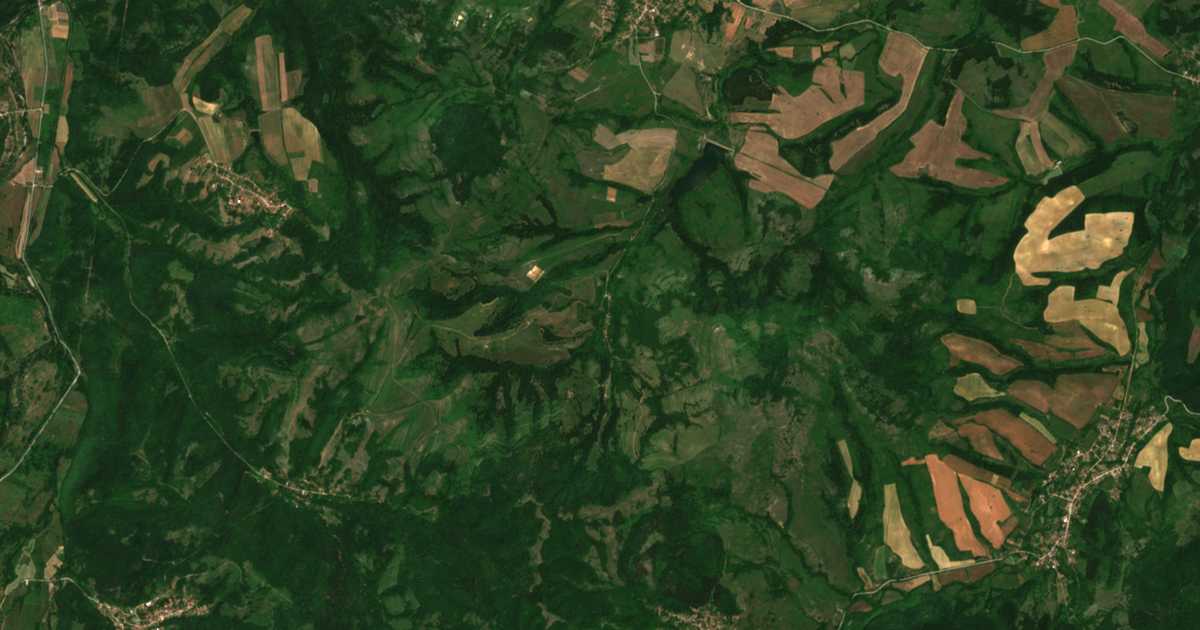 Mapa por satélite de Rašovica