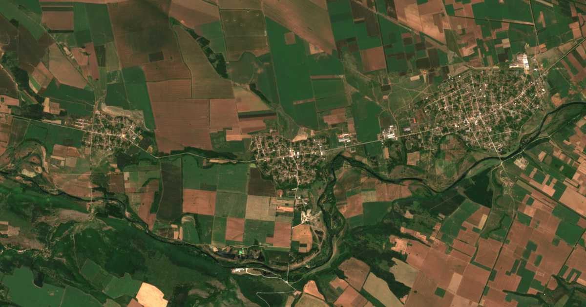 Mapa por satélite de Gromšin