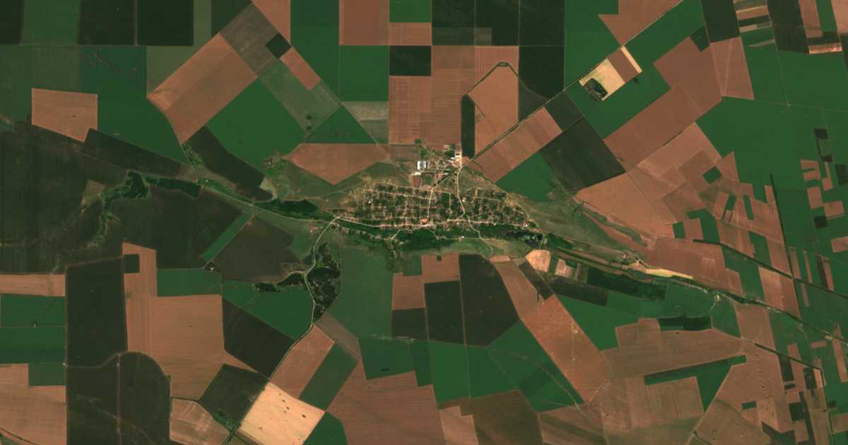 Mapa por satélite de Madan