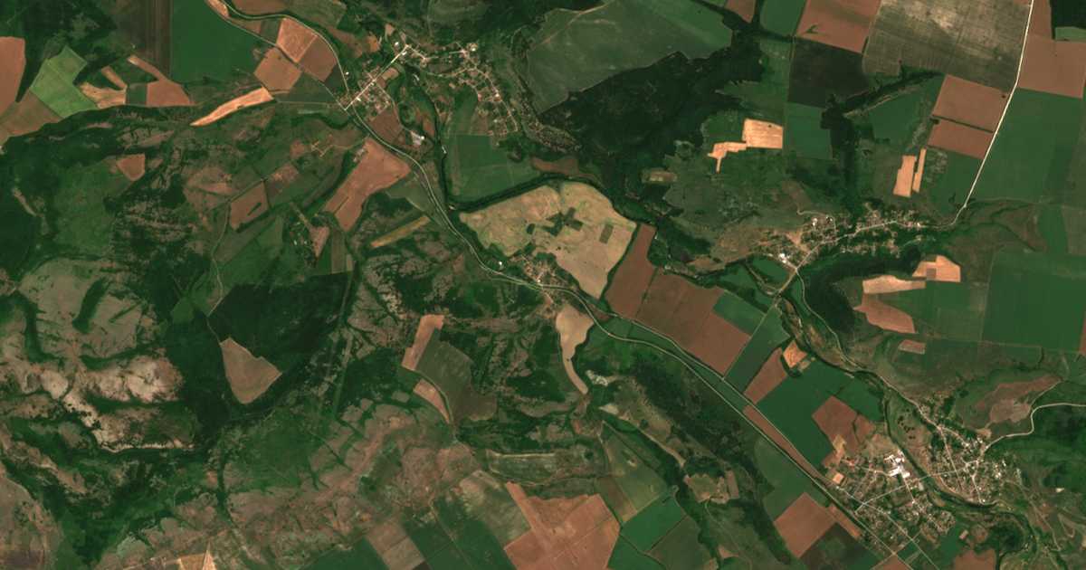 Mapa por satélite de Palilula