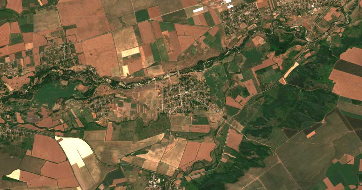 Mapa por satélite de Kriva Bara