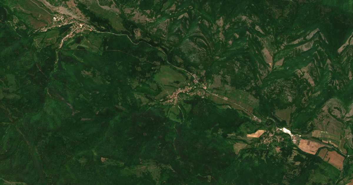 Mapa por satélite de Gorna Luka