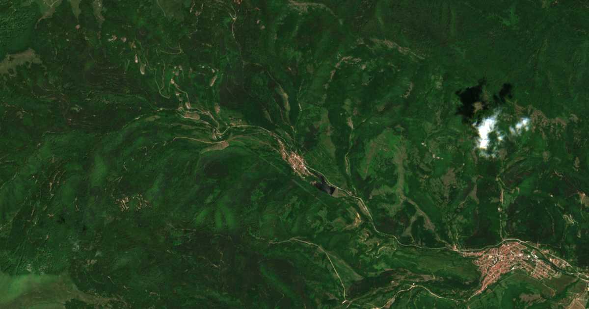 Mapa por satélite de Martinovo