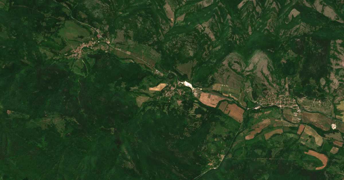Mapa por satélite de Mitrovci