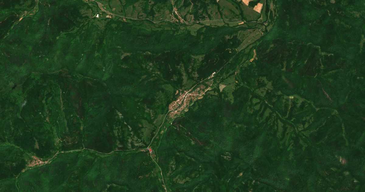 Mapa por satélite de Govežda