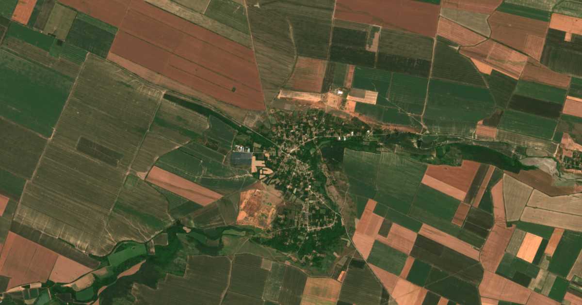 Mapa por satélite de Mokreš