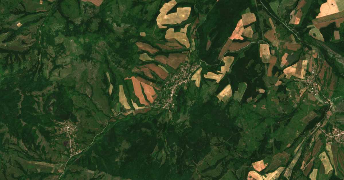 Mapa por satélite de Čerkaski