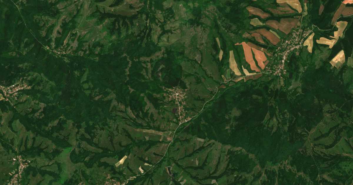 Mapa por satélite de Draganica