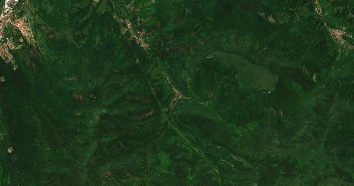 Mapa por satélite de Gorna Bela rečka