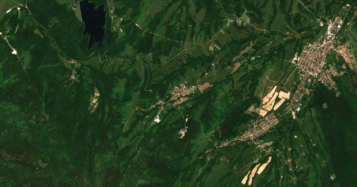 Mapa por satélite de Spančevci