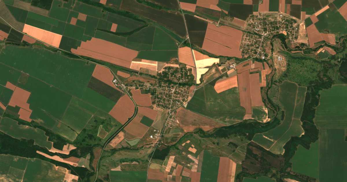 Mapa por satélite de Dolno Cerovene