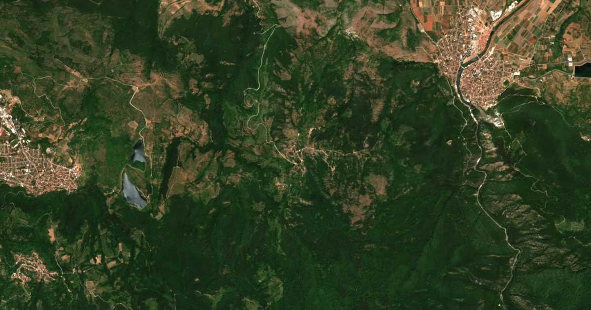 Mapa por satélite de Žrebičko