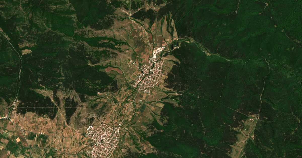 Mapa por satélite de Dorkovo