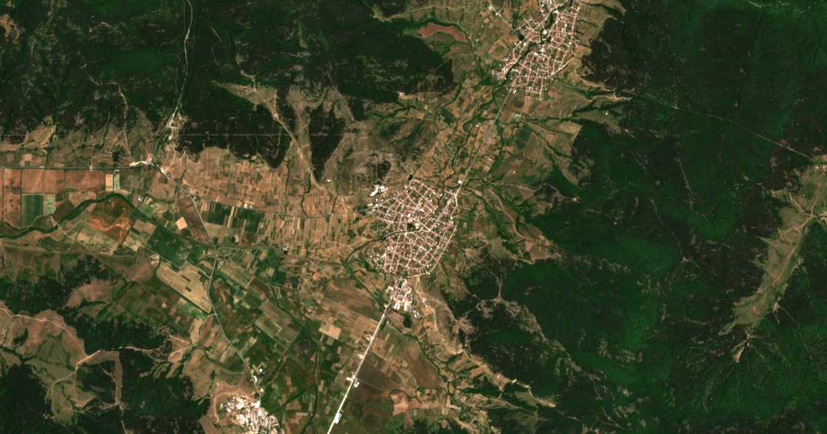 Mapa por satélite de Kostandovo