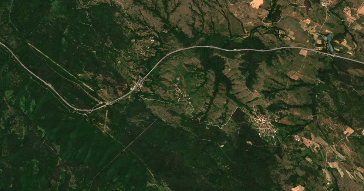 Mapa por satélite de Gorno vǎršilo