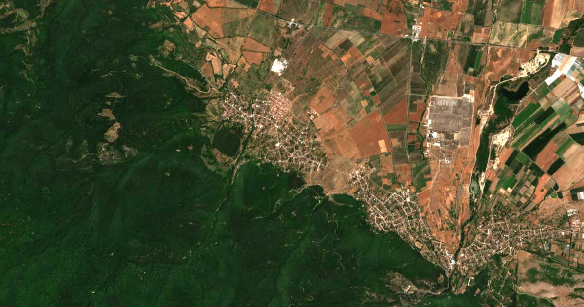 Mapa por satélite de Simeonovec