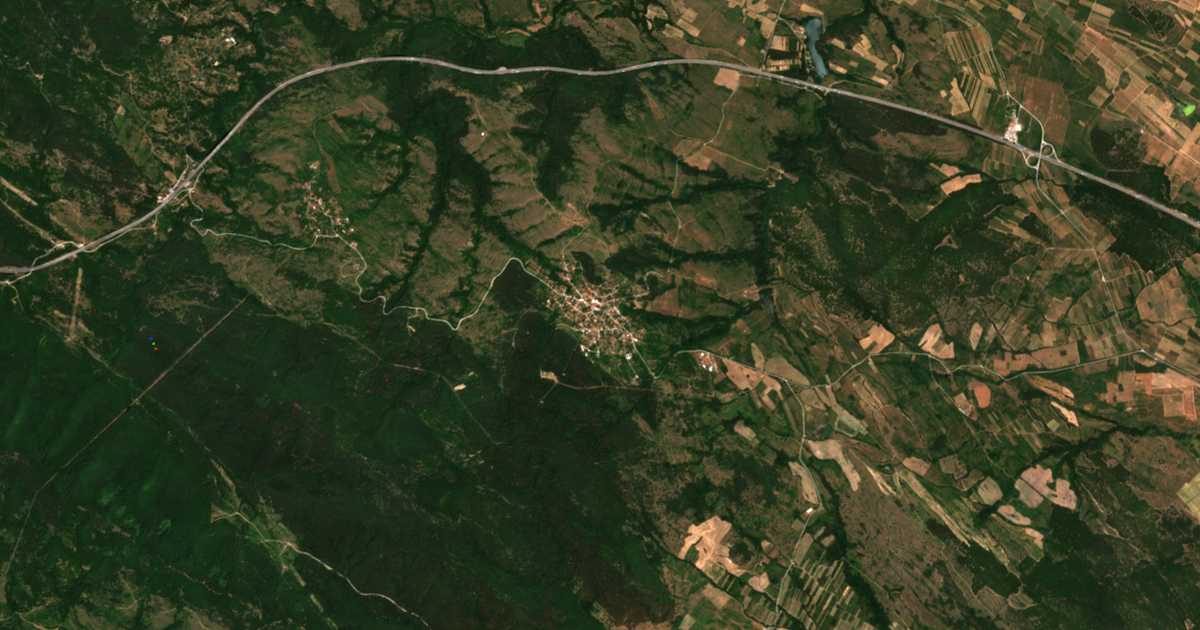 Mapa por satélite de Slavovica