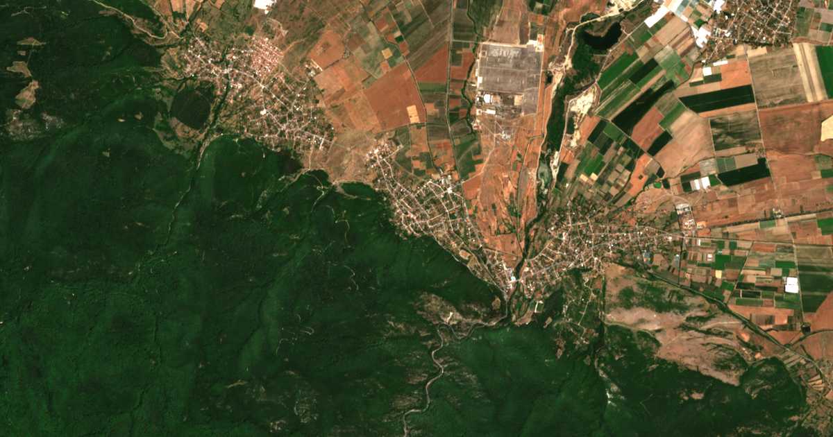 Mapa por satélite de Varvara
