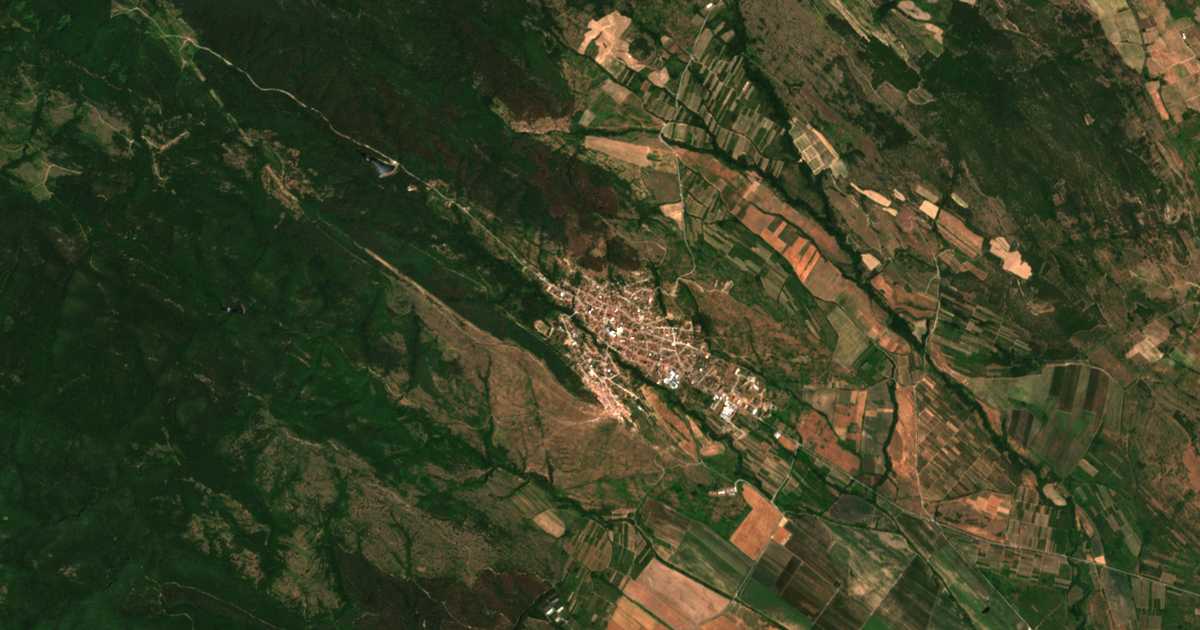 Mapa por satélite de Vetren