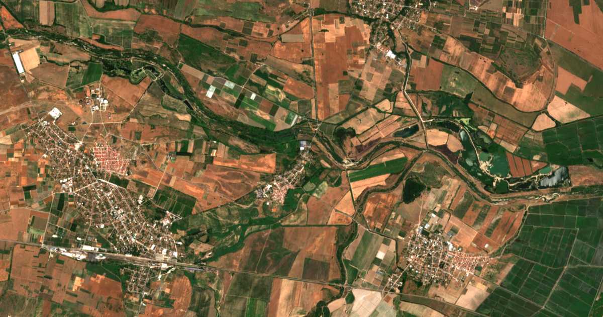 Mapa por satélite de Zlokučene