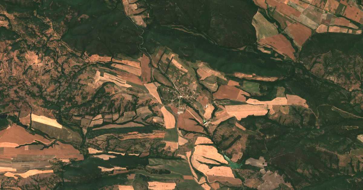 Mapa por satélite de Djulevo