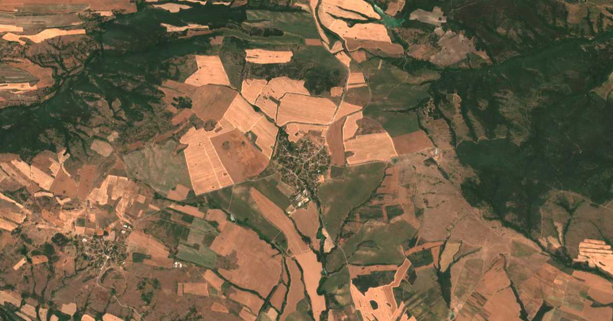 Mapa por satélite de Smilec