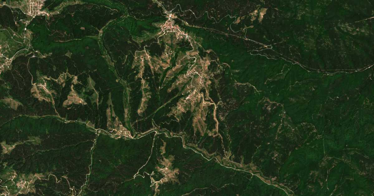 Mapa por satélite de Alendarova