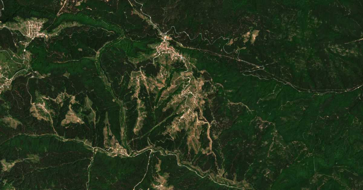 Mapa por satélite de Dolna Dǎbeva