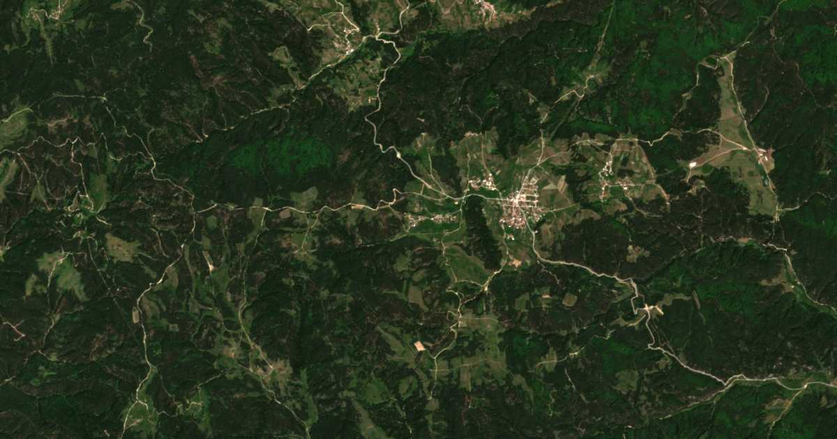 Mapa por satélite de Gorna Birkova