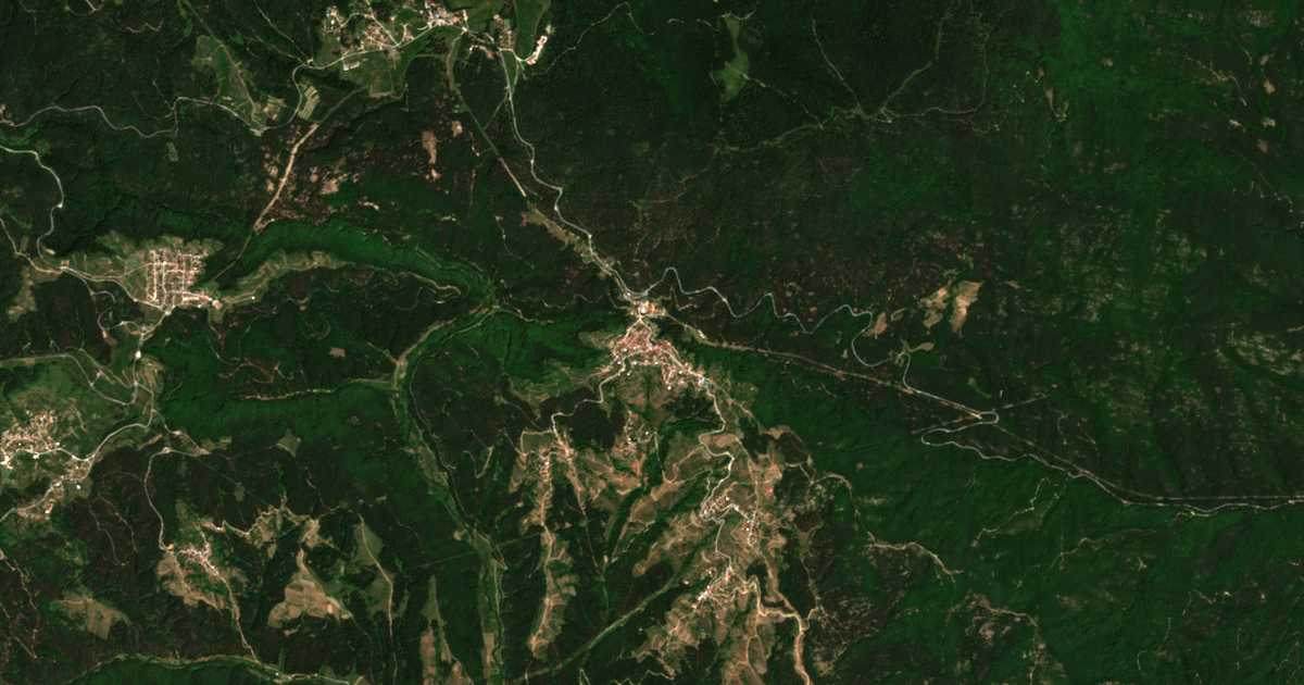 Mapa por satélite de Sveta Petka