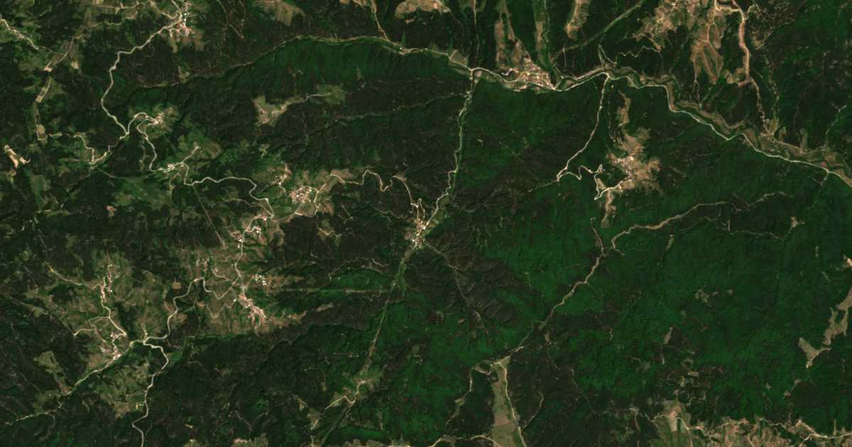 Mapa por satélite de Cvetino