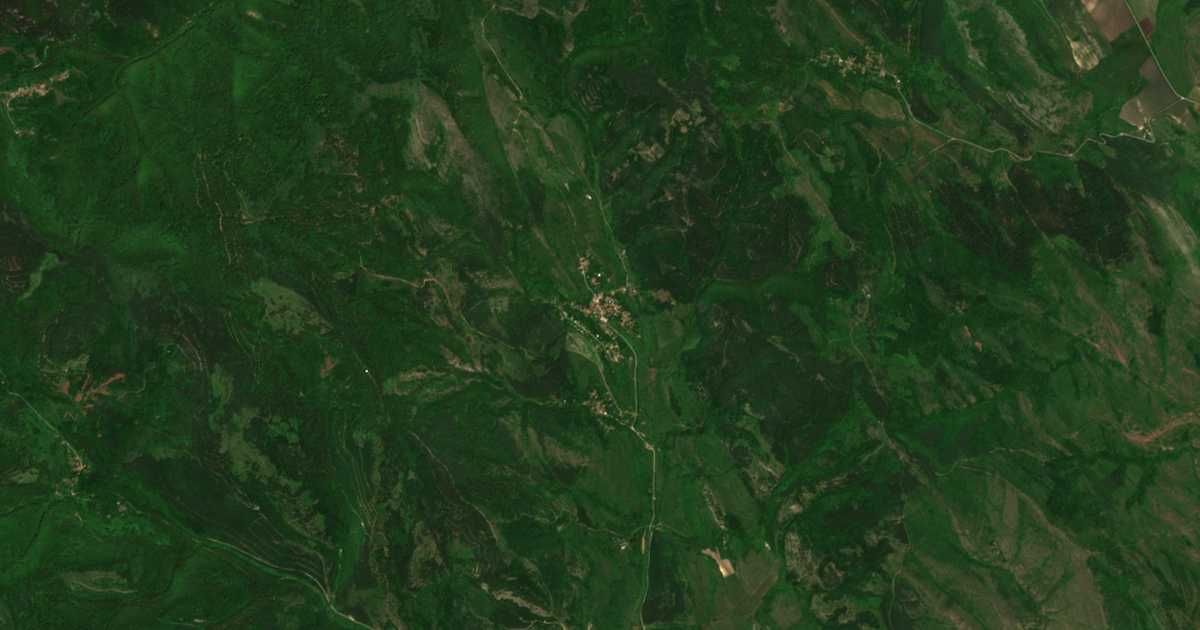 Mapa por satélite de Banište