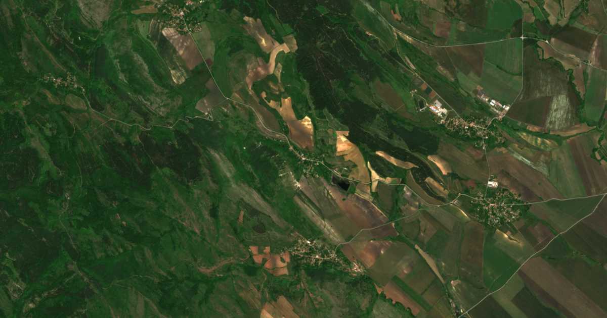 Mapa por satélite de Brezniški izvor