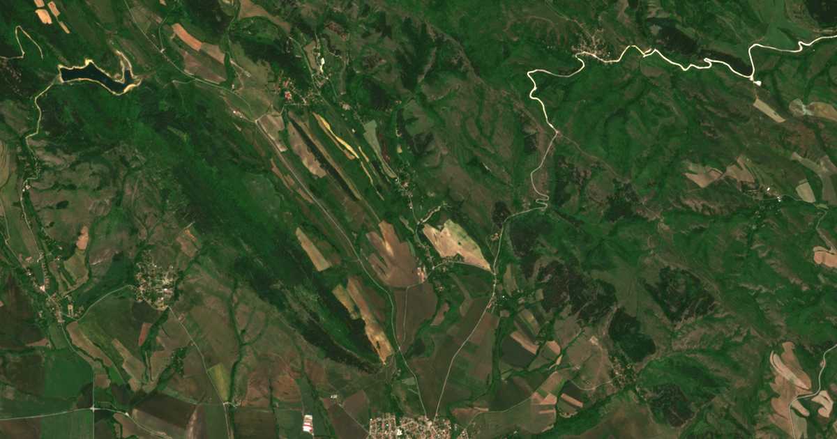 Mapa por satélite de Dolni Romanci