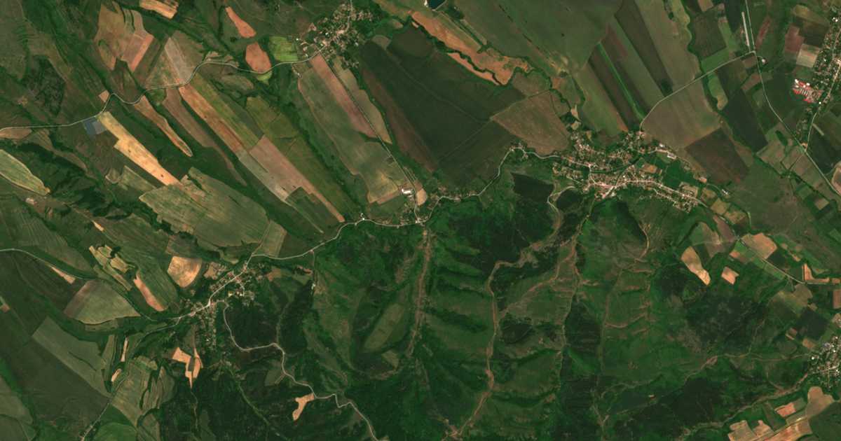 Mapa por satélite de Nepraznenci